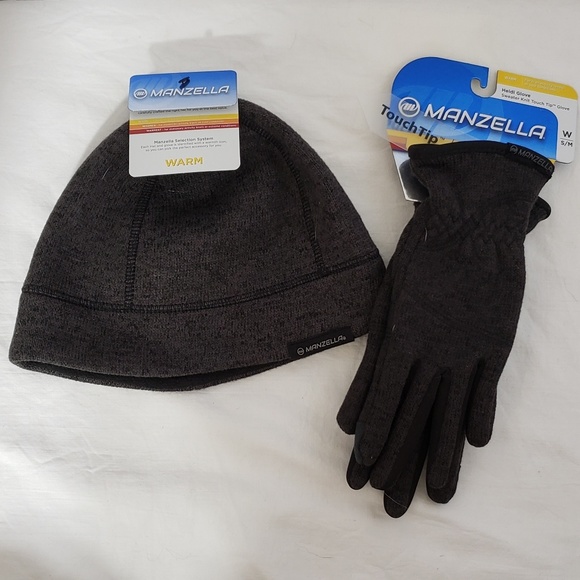 Manzella Accessories - MANZELLA *nwt* 'Heidi' Gloves & Cap Black